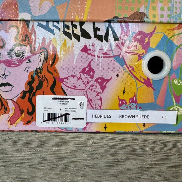 Jeffrey Campbell Hebrides Footbed Platform Sandals in Suede Brown Size 7.5 - Picture 3 of 14